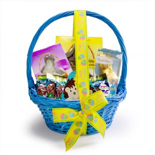 Some-bunny Special Easter Gift Basket (blue)