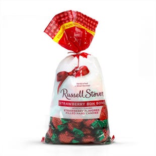 Strawberry Bon Bons Hard Candy, 12 oz. Bag