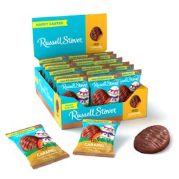Milk Chocolate Caramel Egg, 1.3 oz., case of 18