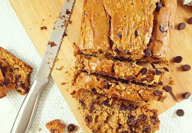 Sugar Free Chocolate Chip Zucchini Bread