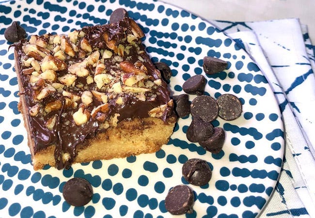 Sugar Free Toffee Bars