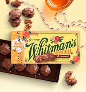 Try Whitman's Honey Caramel Pecan Crowns